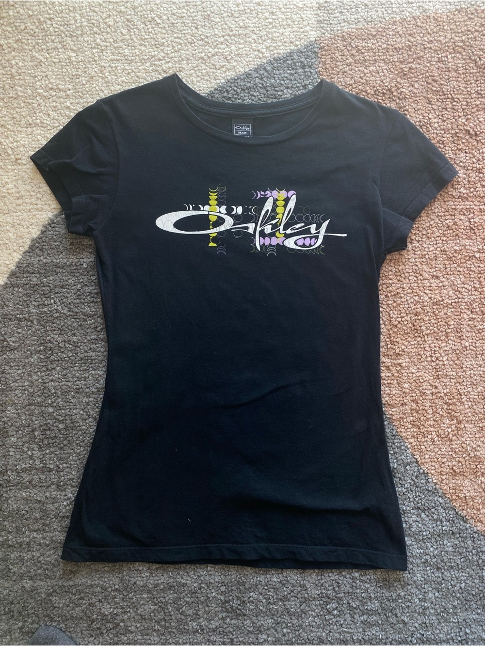 Y2K Women’s Oakley Medium Black Shirt 00’s Skater